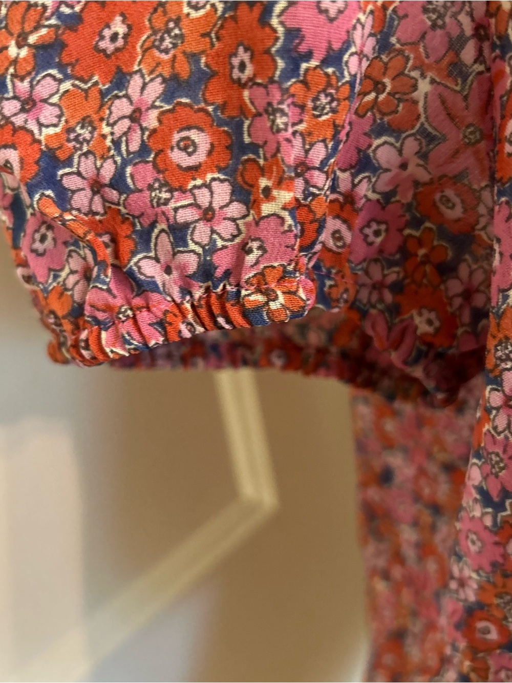 Sanctuary Mauve Floral Tie-Front Top - Picture 13 of 15
